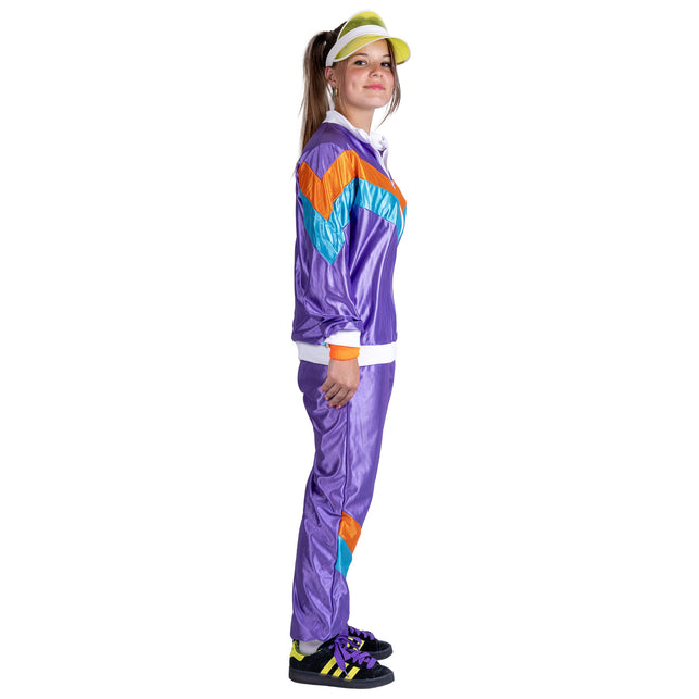 Funny Fashion Trainingspak Rudie paars