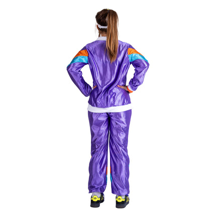 Funny Fashion Trainingspak Rudie paars