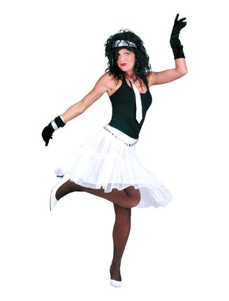 Funny Fashion Tule rok wit stroken