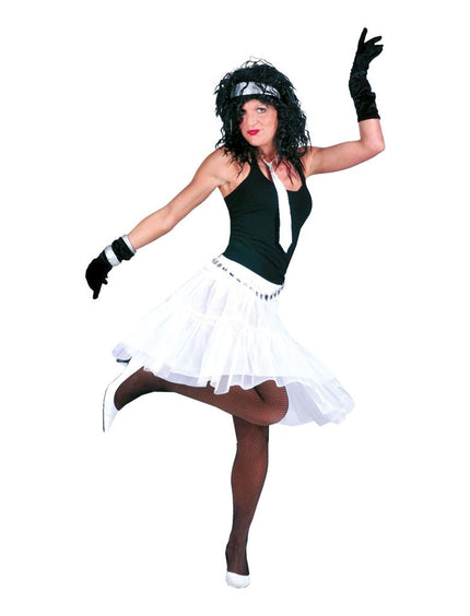 Funny Fashion Tule rok wit stroken