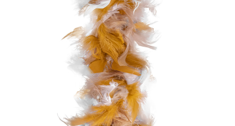 Funny Fashion Veren boa drie tinten bruin 45gram