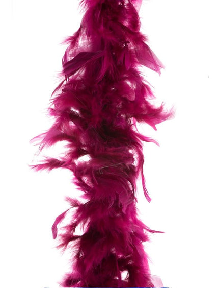 Funny Fashion Veren boa in donker rood/bordeaux 45gram