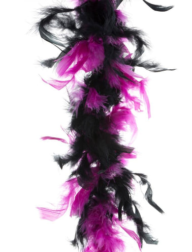 Funny Fashion Veren boa zwart paars 45gram