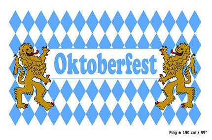 Funny Fashion Vlag Oktoberfest