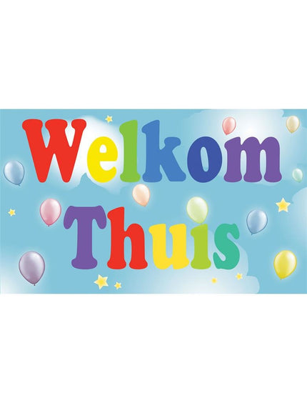 Funny Fashion Vlag welkom thuis