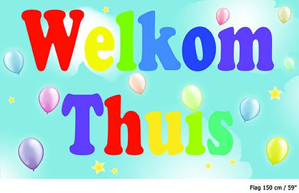 Funny Fashion Vlag welkom thuis