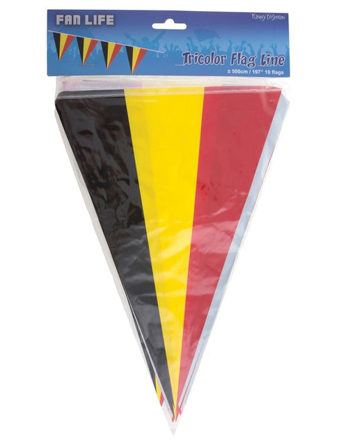 Funny Fashion Vlaggenlijn 5m 10 vlaggen België