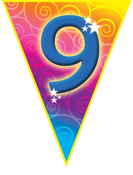 Funny Fashion Vlaggenlijn 9 jaar 5 mtr.