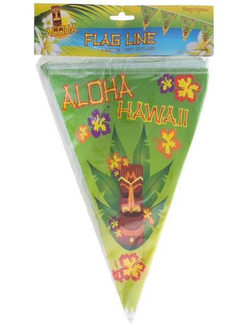 Funny Fashion Vlaggenlijn Aloha Hawaii 5mtr