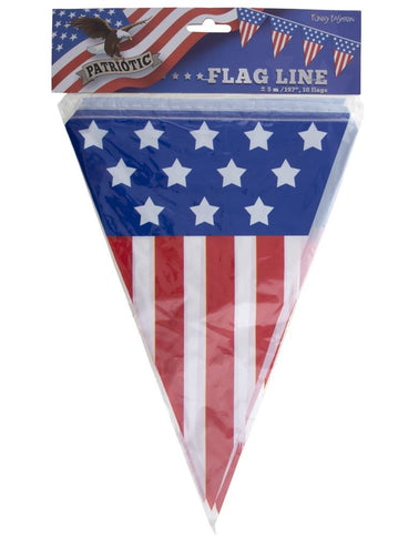 Funny Fashion Vlaggenlijn  USA 5mtr.