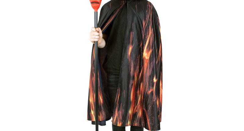 Funny Fashion Vurige demonen cape kind