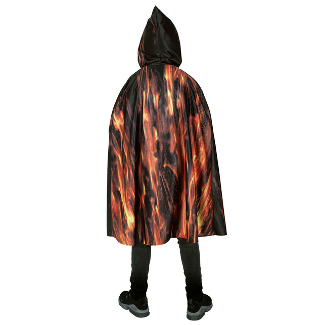 Funny Fashion Vurige demonen cape kind
