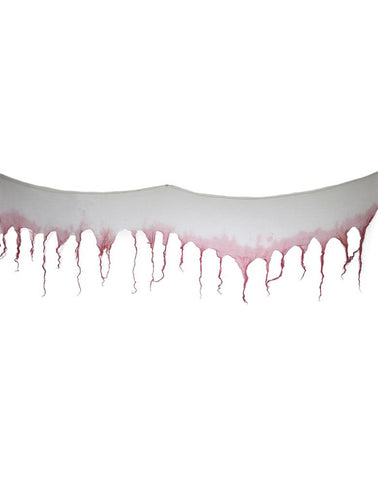 Funny Fashion Wanddoek decoratie met nep bloed 4m