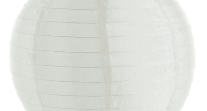 Funny Fashion Witte lampion nylon 50cm