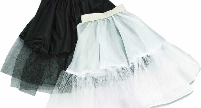 Funny Fashion Witte petticoat 55cm