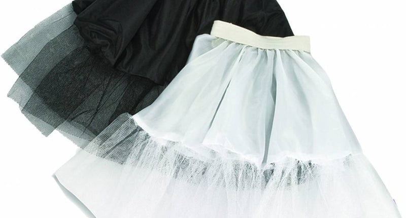 Funny Fashion Witte petticoat meisjes