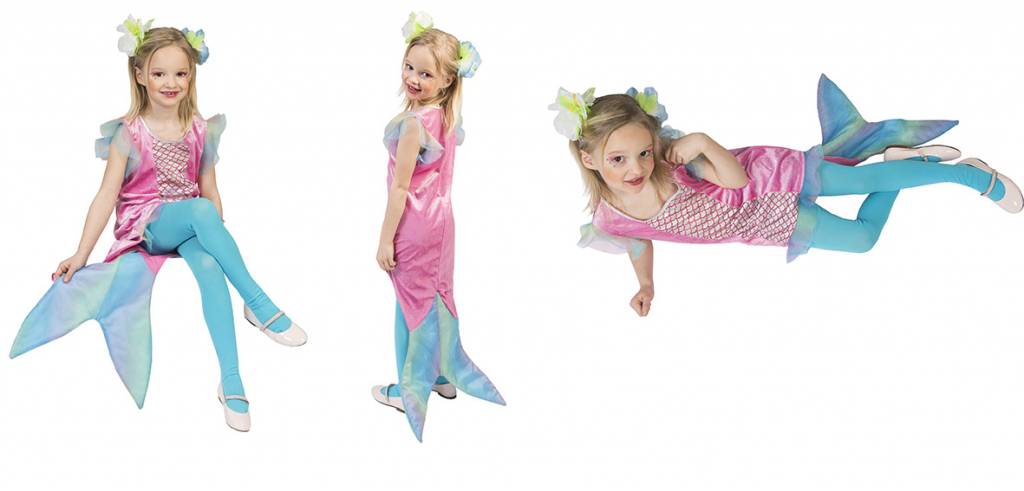 Funny Fashion Zeemeermin jurkje voor kinderen