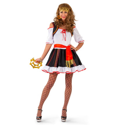 Funny Fashion Zigeunerin jurkje Fiona