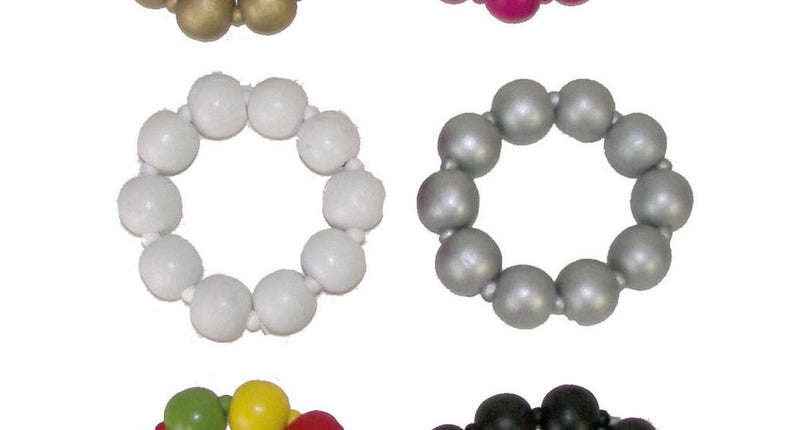 Funny Fashion Zilveren disco armband met kralen