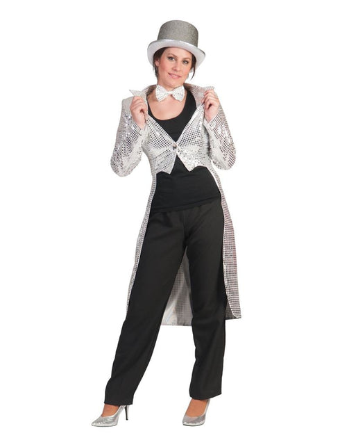 Generisch Corduroy jas met carnavalspatroon in casual stijl Generisch Corduroy jas met carnavalspatroon in casual stijl