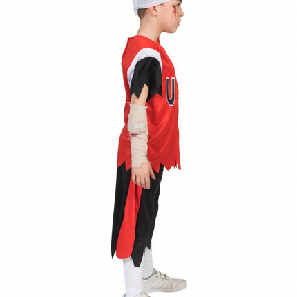 Funny Fashion Zombie AM voetballer pak