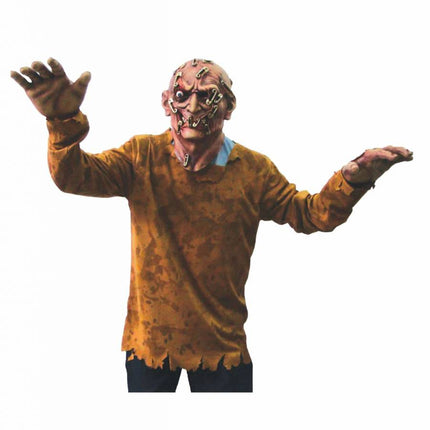 Funny Fashion Zombie kostuum sluitspelden door hoofd