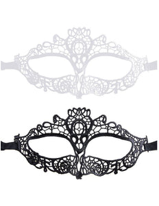 Funny Fashion Zwart oogmasker met kant Mila