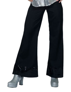 Funny Fashion Zwarte glitter discobroek