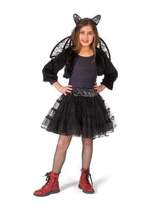 Funny Fashion Zwarte glitter petticoat Sterre kinderen