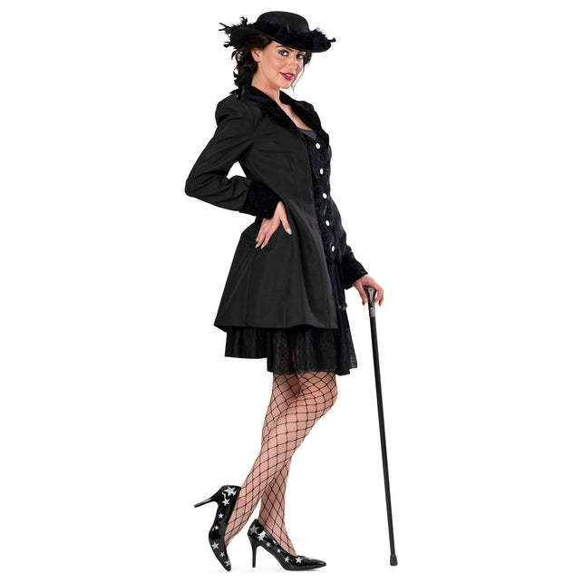 Funny Fashion Zwarte jas Janet