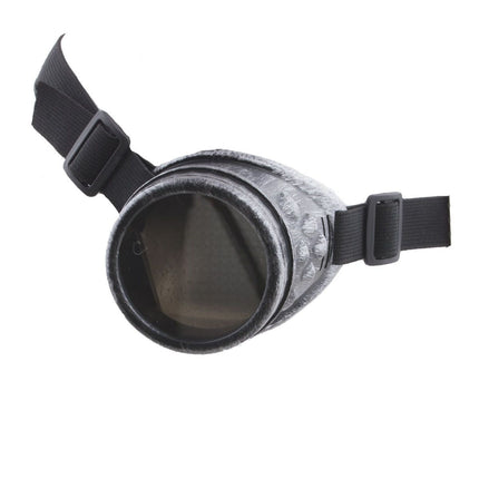 Funny Fashion Zwarte monocle steampunk bril