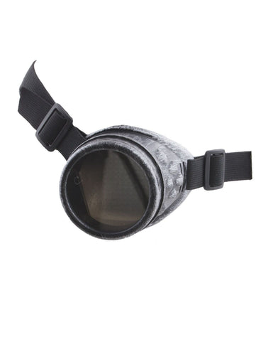 Funny Fashion Zwarte monocle steampunk bril