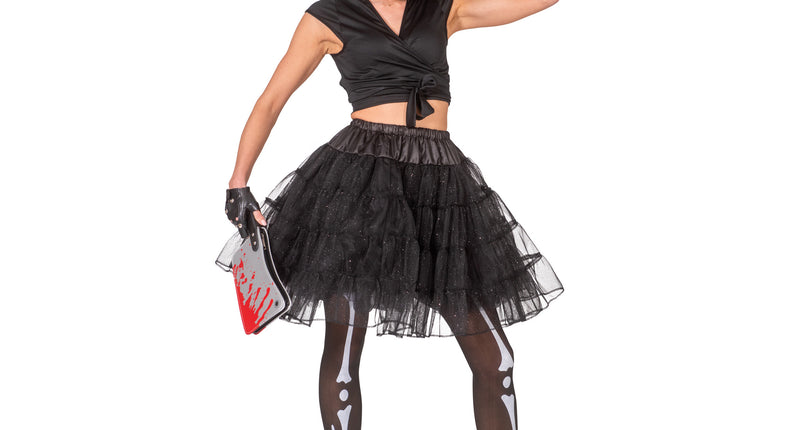 Funny Fashion Zwarte petticoat Noor