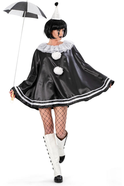 Funny Fashion Zwarte Pierrot Bodhi