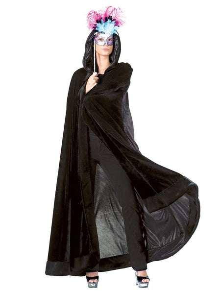 Funny Fashion Zwarte Venetiaanse cape