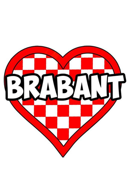 PartyXplosion Applicatie Brabant hart 7 cm hoog