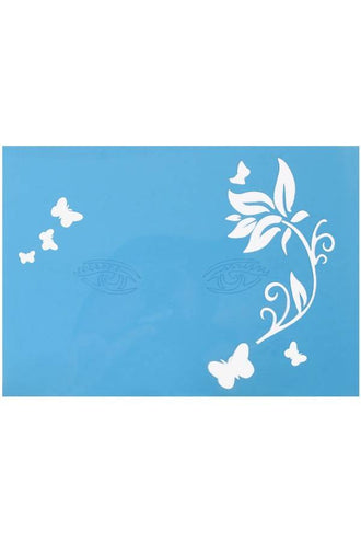 PartyXplosion Aqua schmink sjabloon bos nimf