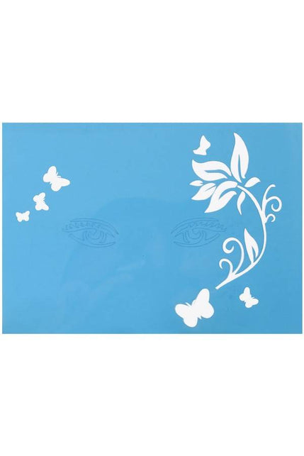 PartyXplosion Aqua schmink sjabloon bos nimf