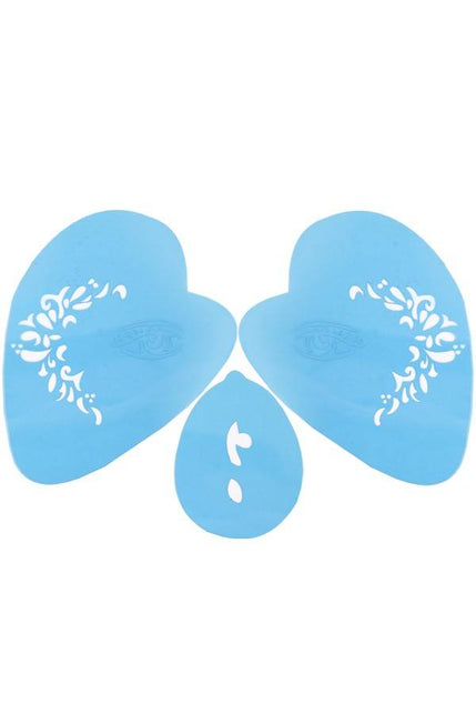 PartyXplosion Aqua schmink sjabloon fantasy prinses