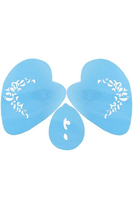 PartyXplosion Aqua schmink sjabloon fantasy prinses