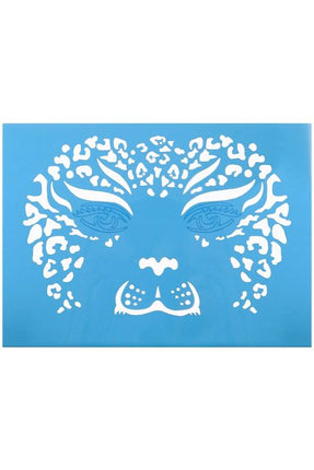 PartyXplosion Aqua schmink sjabloon leeuwin