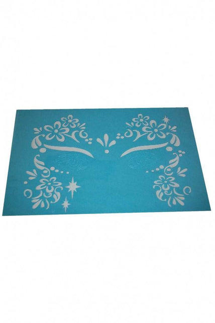 PartyXplosion Aqua schmink sjabloon lente prinses