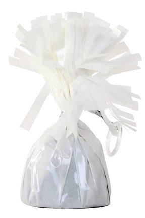 PartyXplosion Ballongewichtje wit 140 gram Ø6cm