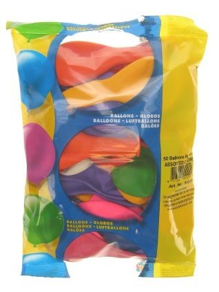 PartyXplosion Ballonnen  assortie 50 x mt 12