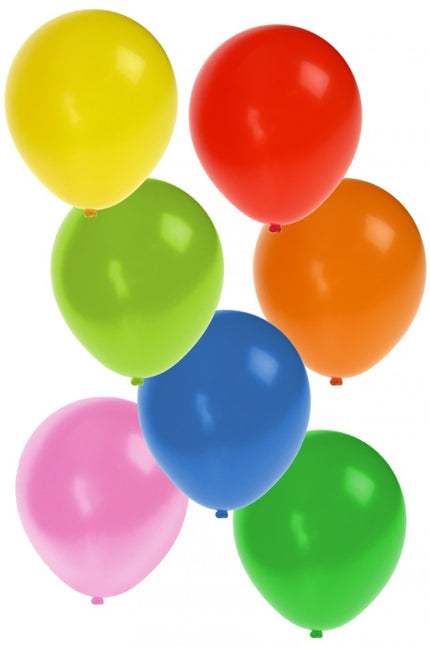 PartyXplosion Ballonnen assortie kleuren 50 x mt 10