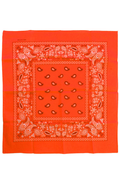 PartyXplosion Bandana Fluor oranje 53 x 53 cm