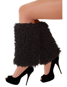 PartyXplosion Beenwarmers Curly zwart