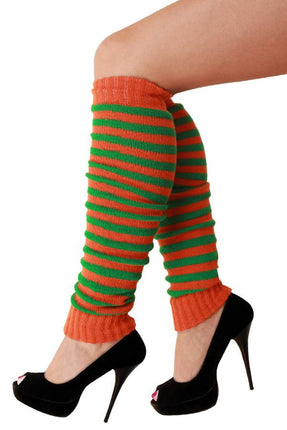 PartyXplosion Beenwarmers oranje/groen