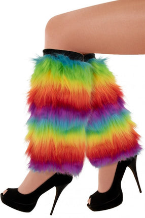 PartyXplosion Beenwarmers pluche regenboog