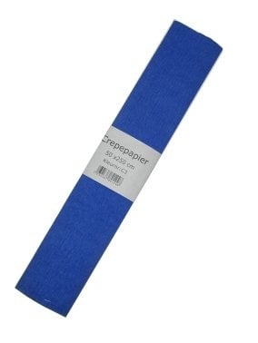 PartyXplosion Beiers blauw crêpepapier voor oktoberfeesten
